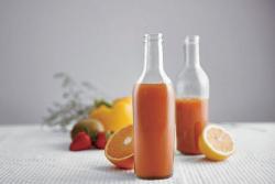 玉琢|红甜椒草莓橙汁
