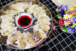 水晶海鲜饺