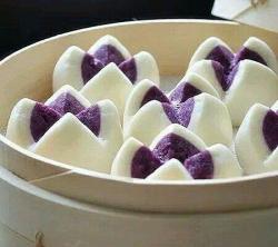 独家紫薯馒头