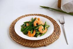 芦笋虾仁,十分钟就能搞定的下饭菜