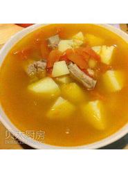 番茄土豆小排汤