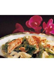 美食之苦瓜炒大闸蟹