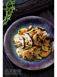 香草炒蘑菇