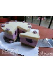 紫薯酸奶双层慕斯