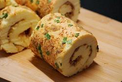 葱香肉松蛋糕卷