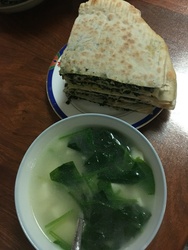 韭菜鸡蛋馅饼