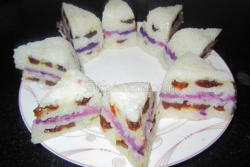 红枣紫薯糕