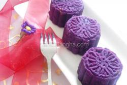 紫薯豆沙糕