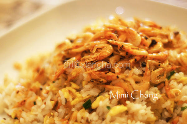 黄金樱花虾炒饭