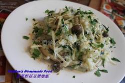 菠菜野菇豆浆炖饭