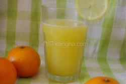 鲜橙柠檬汁