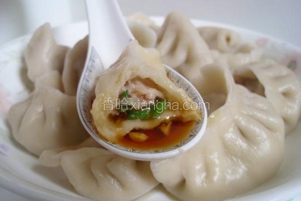 葫芦瓜肉馅饺子