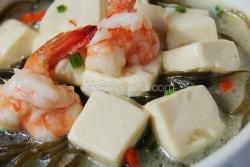 海带虾仁烩豆腐