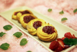 草莓果酱奶酥饼干