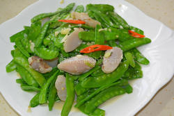 干贝荷兰豆