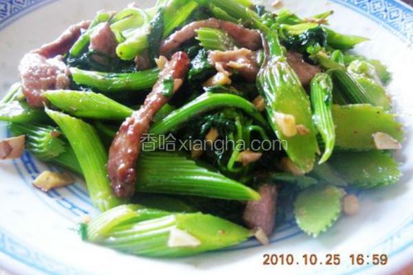 芹菜炒猪肉