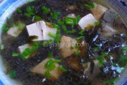 豆腐紫菜汤