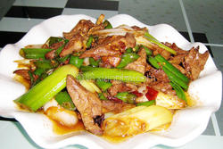葱爆鸡杂