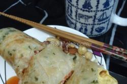 蔬果葱油饼