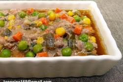 蒸肉饼