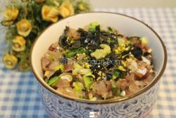 竹荚鱼丼饭