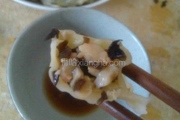 虾仁香菇饺子