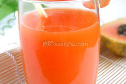 胡萝卜木瓜汁