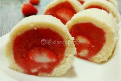 草莓三明治卷
