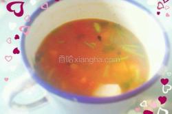 西红柿南瓜豆腐汤