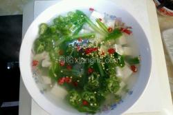 小白菜豆腐汤