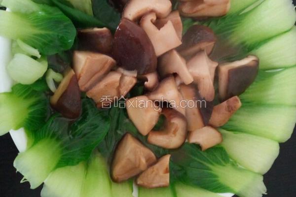 香菇炒小白菜