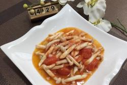 番茄炒海鲜菇
