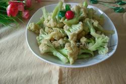 耗油炒菜花