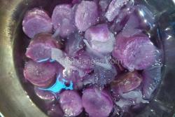 雪耳紫薯糖水