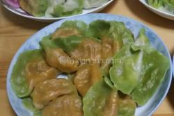 彩色酸菜水饺