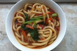 番茄蚝油乌冬面