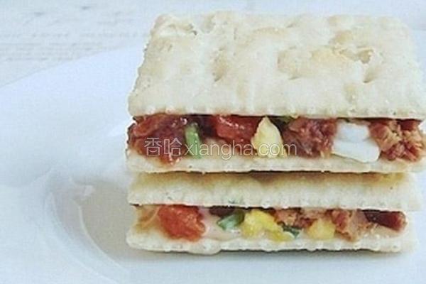 超人气饼干三明治
