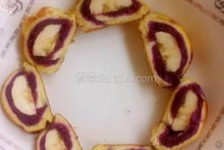 宝宝紫薯香蕉卷