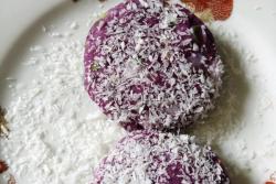 紫薯蔬菜虾仁饼