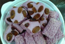 奶香紫薯米糕