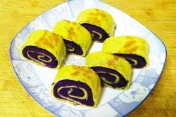 自制鸡蛋紫薯糕