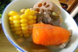 猪脊骨玉米莲藕汤