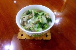 青菜炒菇