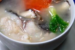鲜菇菜心鱼片汤