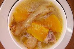 南瓜排骨鸡脚汤