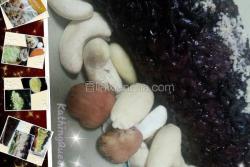 坚果紫米饭卷
