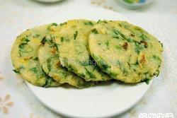 豆渣葱花饼