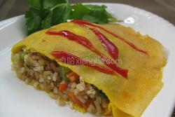 腊味蛋包饭