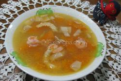 木瓜海米虾仁汤