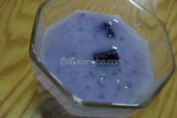 紫薯西米豆浆